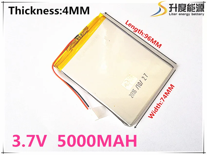 407496 Battery 5000mAH Li ion Tablet pc battery For 7,8,9 inch tablet