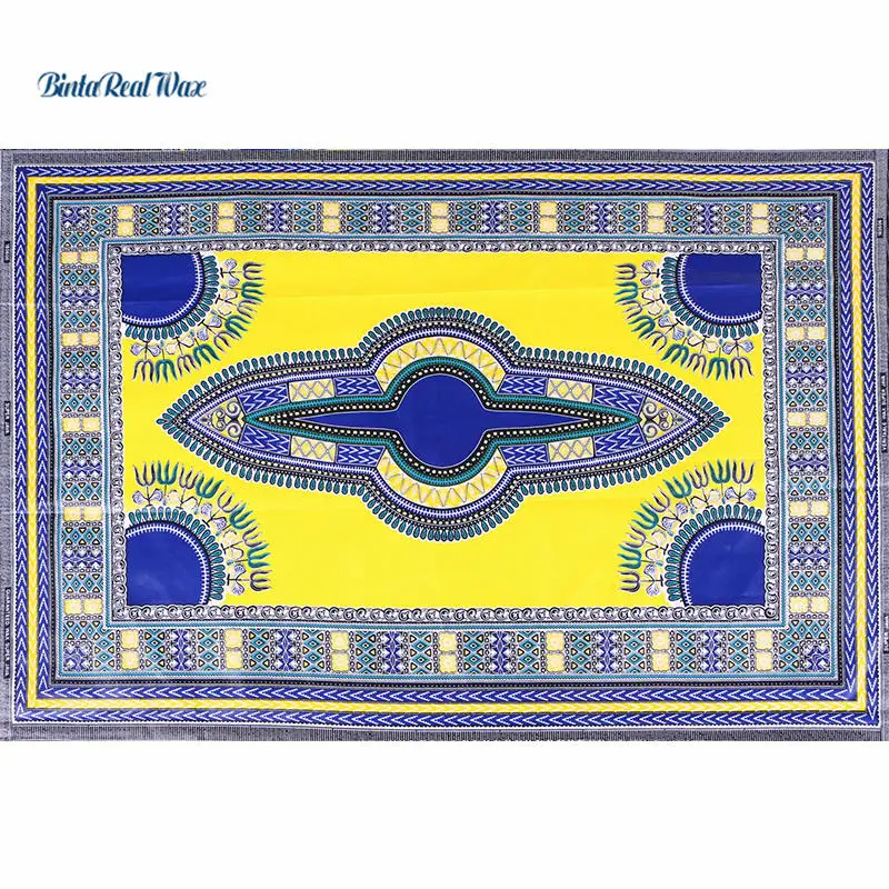 

2018 High Quality African Fabric for Dress Java Wax Print 100% Cotton Fabric Textile 6yards Dashiki Fabric 24FJ2019