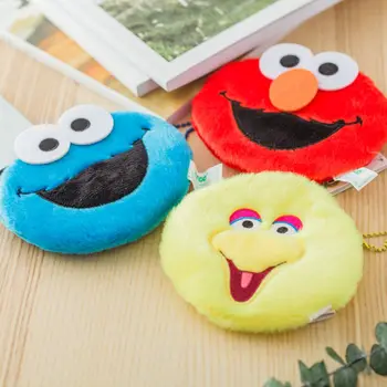 

IVYYE 1PCS Sesame Street Hot Fashion Anime Storage Bags Household Portable Card Bag Coin Tote Handbags Coins Pouch NEW