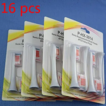 

16 pcs Replacement Toothbrush Heads for Philips Sonicare ProResults HX6013/66 HX6930 HX9340 HX6950 HX6710 HX9140 HX6530