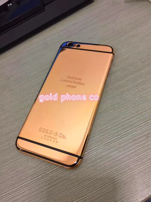 2020 идеальное качество роскошь для телефона 6/6s plus 24k золото корпус шасси Зеркало