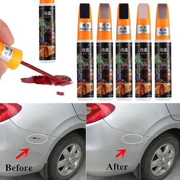 

Silver/Black/Blue Professional Auto Car Scratch Repair Pen Coat Paint Pen Touch Up Scratch Clear Repair Remover Pen Wholesale