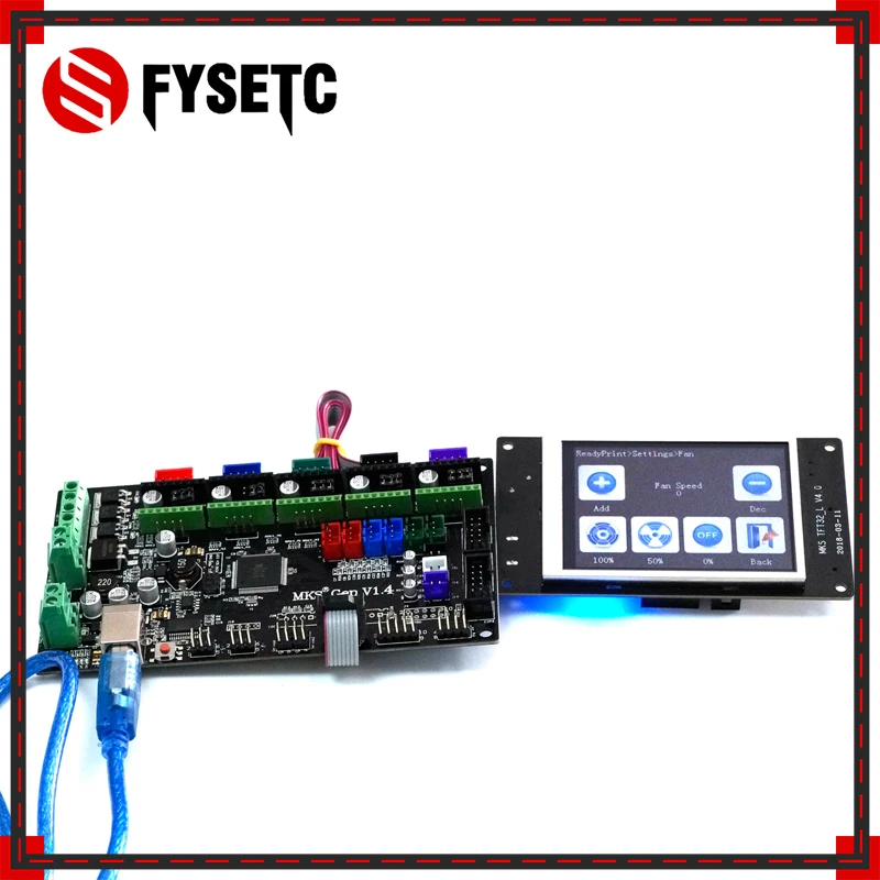 

TFT32 LCD Screen + Gen V1.4 4 Layers PCB controller Board Integrated Mainboard Compatible Ramps1.4/Mega2560 R3 3D printer