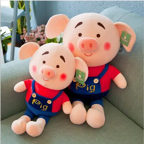 

WYZHY Creative pig small fart doll plush toy doll sofa bedside ornaments to send friends and children gifts 90CM