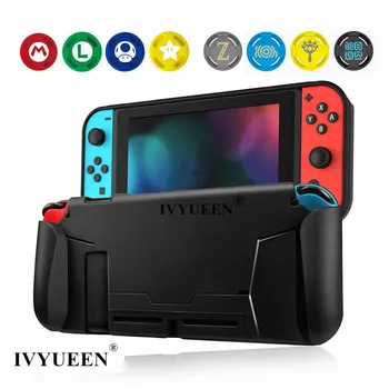 

IVYUEEN Protective Cover for Nintend Switch Joycon Console Handle Grip Case with Thumb Sticks Grips Cap for Joy-con Controller