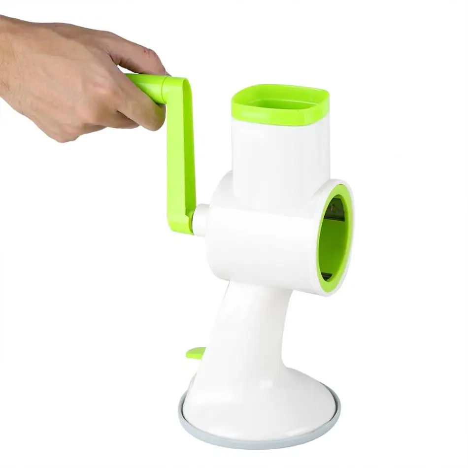 Roller Vegetable Cutter Manual Slicer Potato Julienne Carrot Multifunction Cheese Grater Round