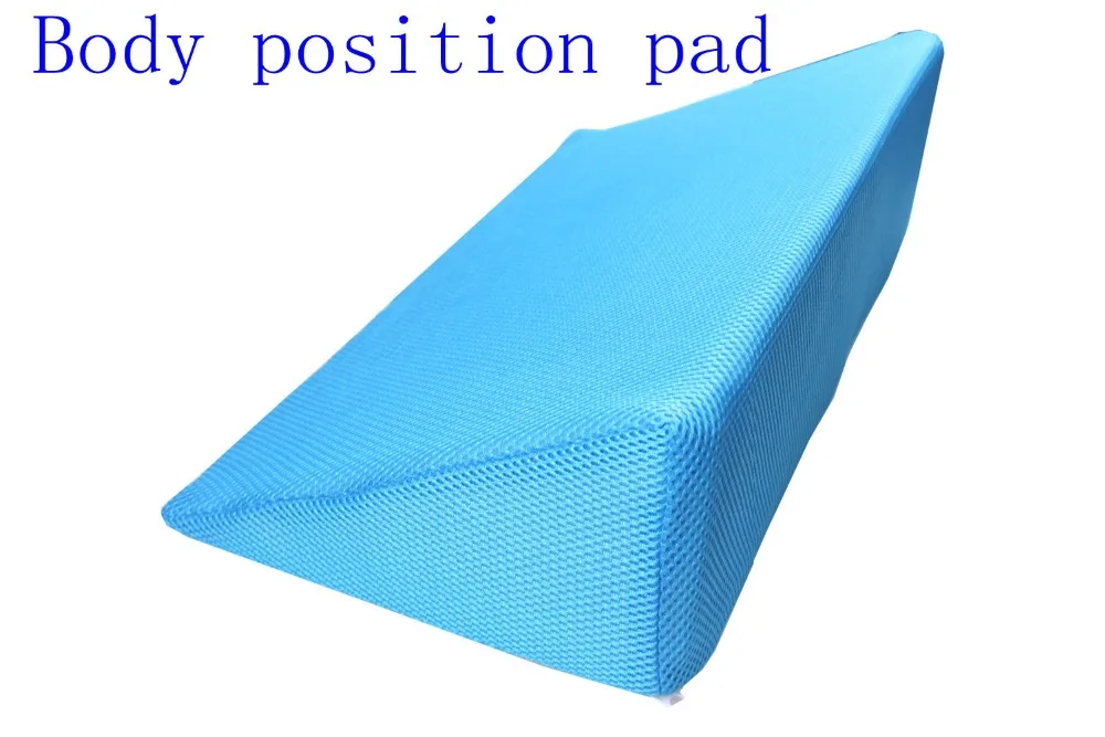 Household paralyzed patients with high density foam triangle pad turned