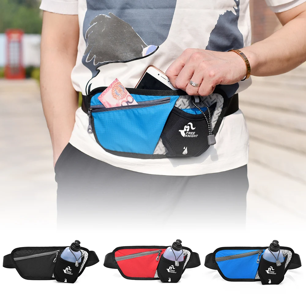 High Quality Waist Bag Bottle Hold Bag Running Pouch Adjustab Belt