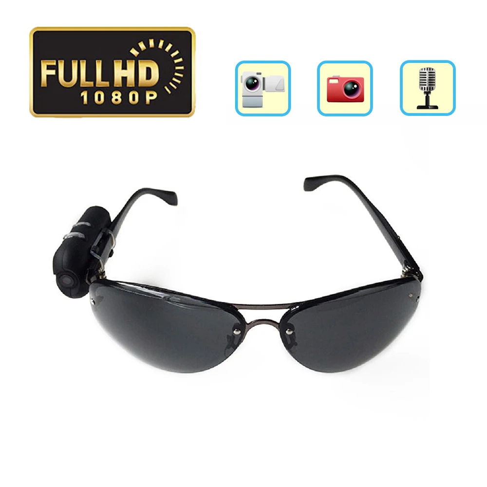 Mini Camera Full HD Sunglasses 1080P Glasses Micro Video Camera