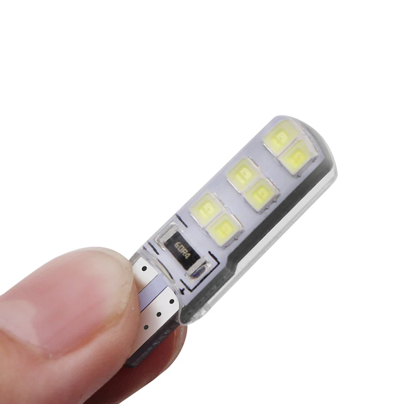 10 шт. стайлинга автомобилей авто светодиодный T10 Canbus 194 W5W 2835 SMD 12 Светодиодный