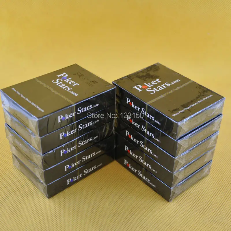 

PC-005 Plastic Playing Card, Poker Stars.com, Big Face, 10 decks, 63*88MM, Free shipping