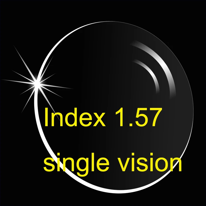 Index 1,57 single vision lens Антибликовая и антицарапающаяся/рецептурная линза/1,57 HMC spheric