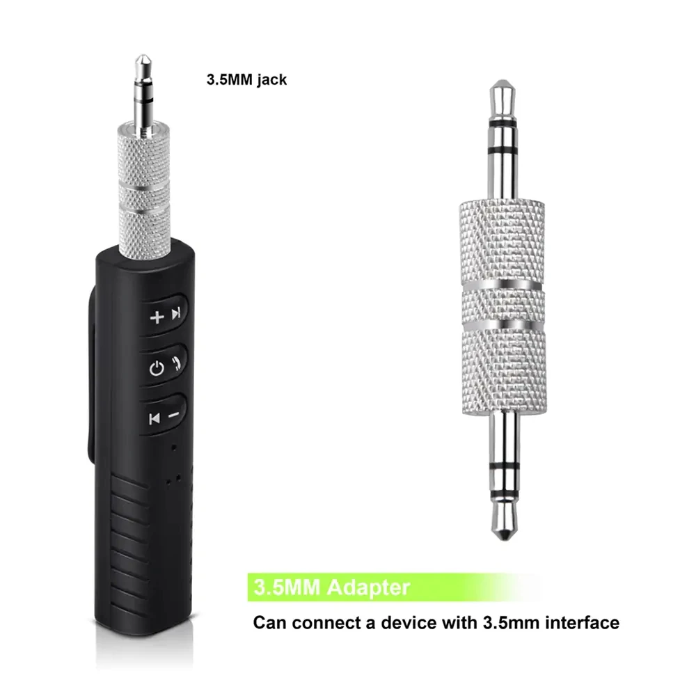 Антокский автомобильный Bluetooth аудио приемник Handsfree Auto Kit Mini 3,5 мм разъем Aux музыка аудио беспроводной адаптер приемник для головного убора Антокский автомобильный Bluetooth аудио приемник Handsfree Auto Kit Mini 3,5 мм разъем Aux музыка аудио беспроводной адаптер приемник для головного убора