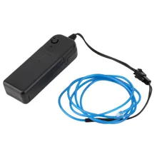 4M 7 Colors Led EL Wire Tube Rope El Wire Cold Neon Flexible Fio De Neon 4m Neon Light Car Party Wedding Decor+12V Controller
