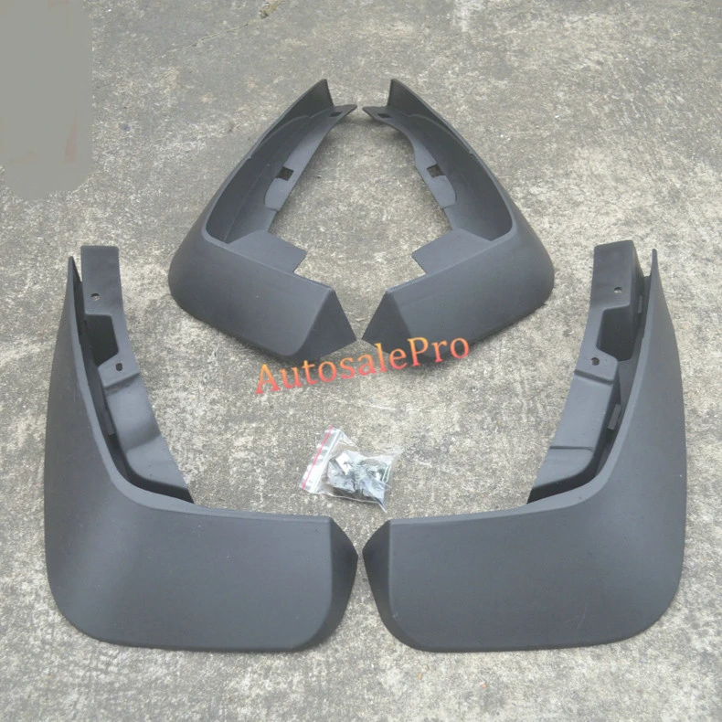 front Rear Door Mud FSplash laps Guard Mudguard Fenders Splash Flaps 4pcs For Jaguar F-Pace X761 2016 2017