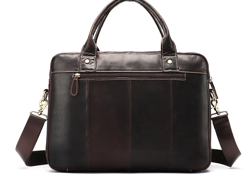 الرجعية متعددة الوظائف جلد أصلي للرجال حقيبة أعمال السفر جلد البقر حقائب Crossbody الكتف محمول حقيبة ساعي D252