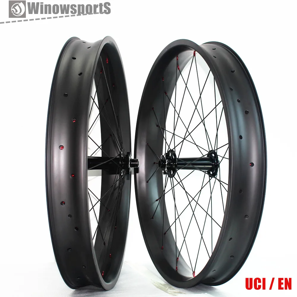 Buy Carbon Fat Bike Wheels 26 Inch Snow Bike 32 Holes