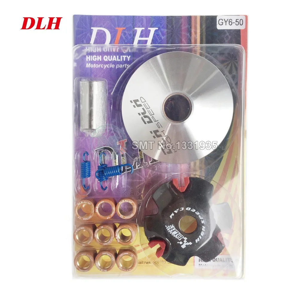 Comprar DLH Mortorcycle scooter ciclomotor ATV CVT variador Kit de embrague delantero polea para GY6 50 DIO50 AF18 AF28 34 35 ZX50 139QMB 139QMA