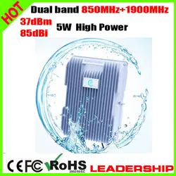 Rf Dual Band cdma + шт 850 мГц + 1900 мГц 5 ватт 37dBm 85dbi Cellular мобильный/сотовый телефон ретранслятор сигнала усилитель фермы судна туннель Применение