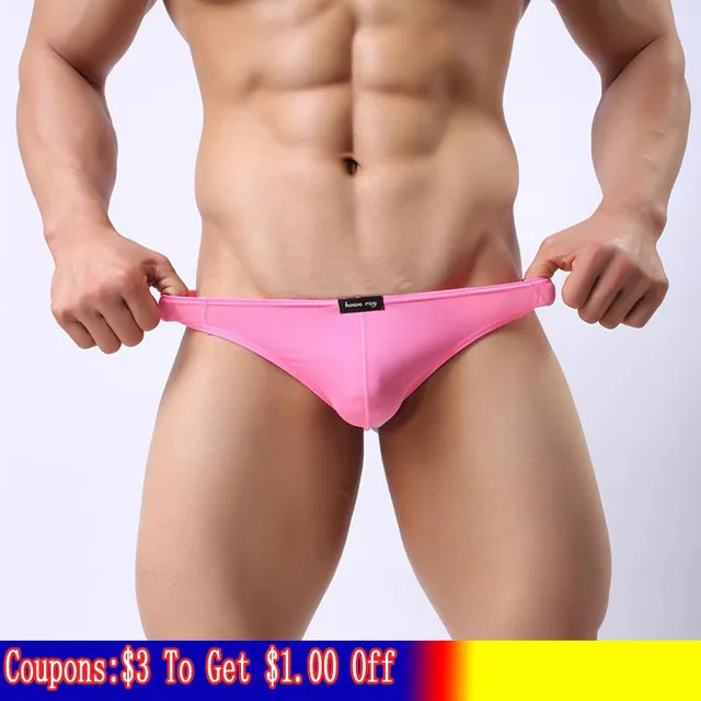 Mens pink thong underwear Clearance