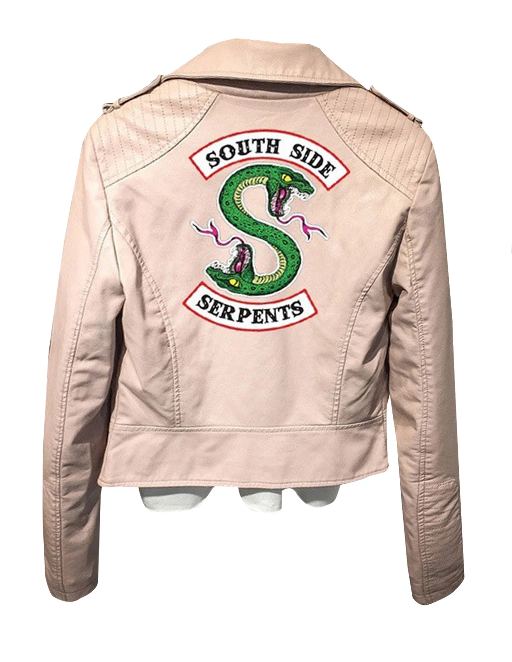 

2019 New Riverdale PU Leather Coat Women's Leather Jacket American Drama Ladies PU Leather Jacket Ladies Hip Hop Style