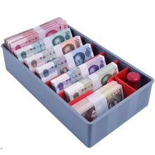 Case Sorting-Tray Coin-Handling Banknote-Coins Cash Money-Counter with 5/9-Compartments