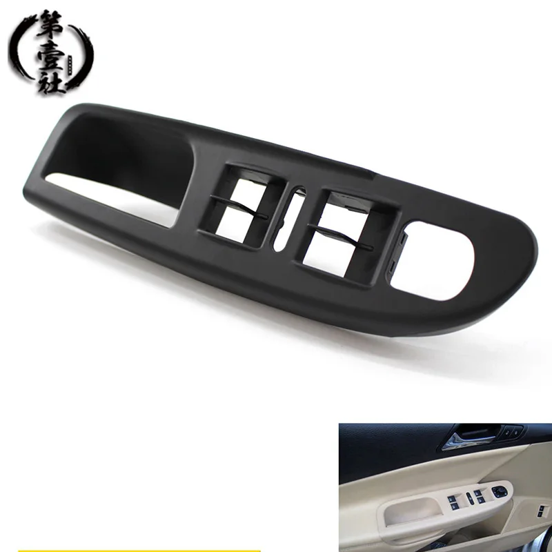 

Car Black Master Window Mirror Switch Panel Trim Bezel Cover For Volkswagen Passat B6 4-Doors 1998-2005 3C1867171B