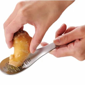 

Stainless Steel Garlic Press Ginger Grater Spoon Lemon Zester Peeler Fruit Vegetable Tools Kitchen Gadgets Cooking Accessories