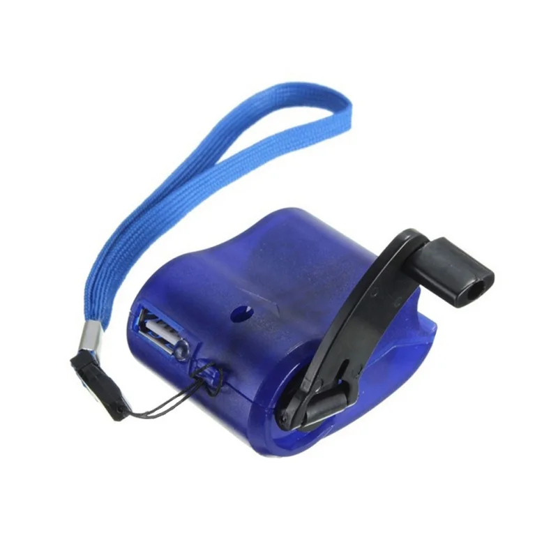 

Universal Charger PortableSmart Mobile Phone/MP4 Hand-cranked Charger USB Charging Travel Emergency Manual Electric PowerSupply
