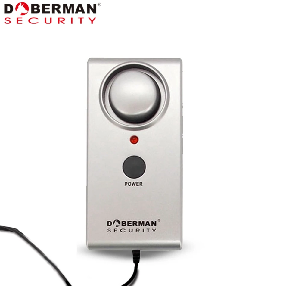 

DOBERMAN SECURITY SE-0111 Leakage Alarm Detector 110dB Extreme Loud Electronic Triggered Sensor Water Detector Alarm