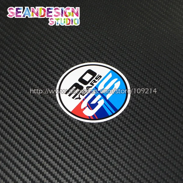 

For BMW Motorrad F650 F700 F800 R1200GS ADV 30 Years Anniversary Type A Helmet Motorcycle Motocross Decal Sticker Waterproof 21