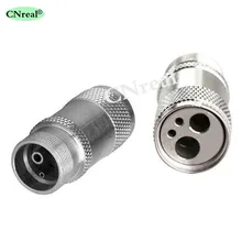 2 pcs Dental Turbine Adapter Changer 2 to 4 Holes for High Speed Handpiece Dentist Equipment a0042 5pc dental tube 4 hole handpiece hose tubing spiral pipe tubing for high speed handpiece high quality