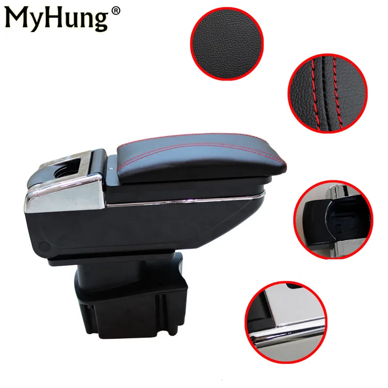 

Hot Sale For KIA Rio K2 2011 To 2015 7 Generation Car Armrest Box Center Console Storage Box Car Accessories Case Car-styling