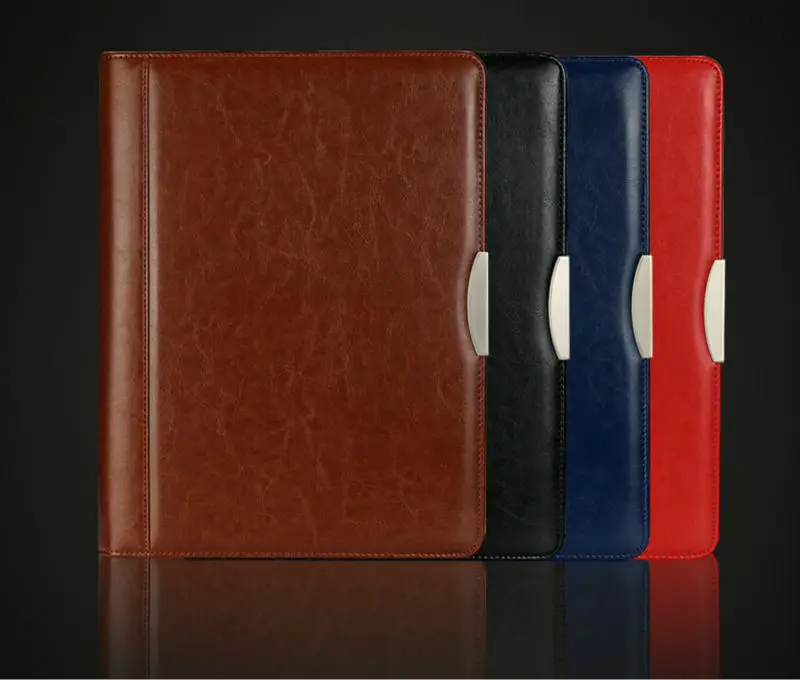 high quality PU leather a4 file folder document bag document folderleather file folder for office supplies