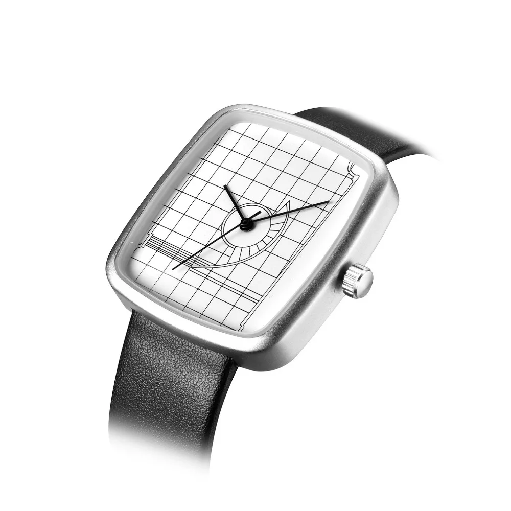 GUOU Часы relogio feminino Модные Простые Женские часы с узором наручные часы прямоугольной формы Классические кварцевые часы для женщин