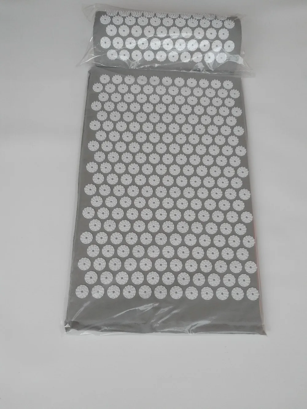 1 set New Grey color Acupuncture Massager Mat and Pillow ...