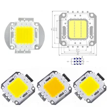 10 Вт 20 Вт 30 Вт 50 Вт 100 Вт белый светодиодный чип лампа высокой мощности SMD LED чип лампа супер яркий 30-34Vdc