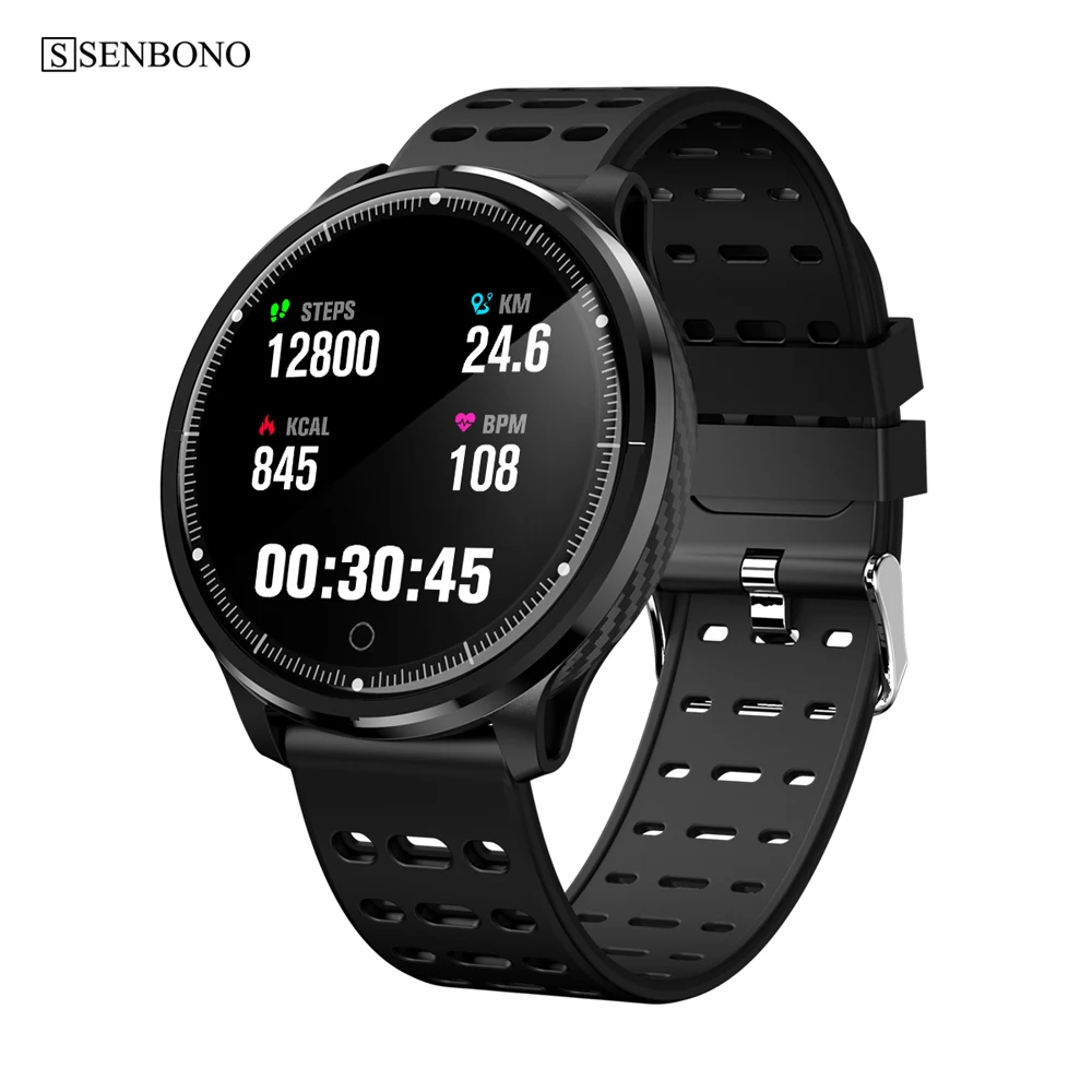 

SENBONO IP68 Waterproof Smart Watch P71 Heart Rate Blood Pressure Monitor Sport Smartwatch Activity Sleep Tracker Fitness Band