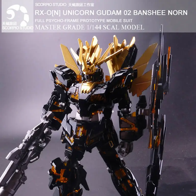 

Original Customized Model HG 1/144 RX-0 Unicorn Gundam 02 Banshee Finished Goods Collection Toy Anime action figure
