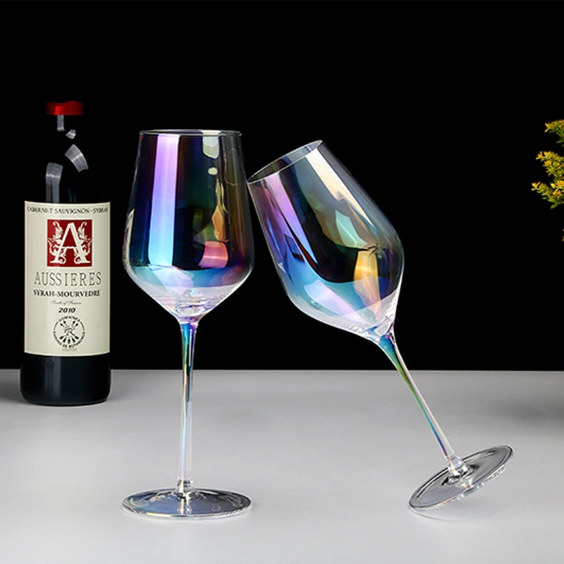 Download Colorful Red Wine Glass Crystal Glass High Champagne Glass ... Yellowimages Mockups