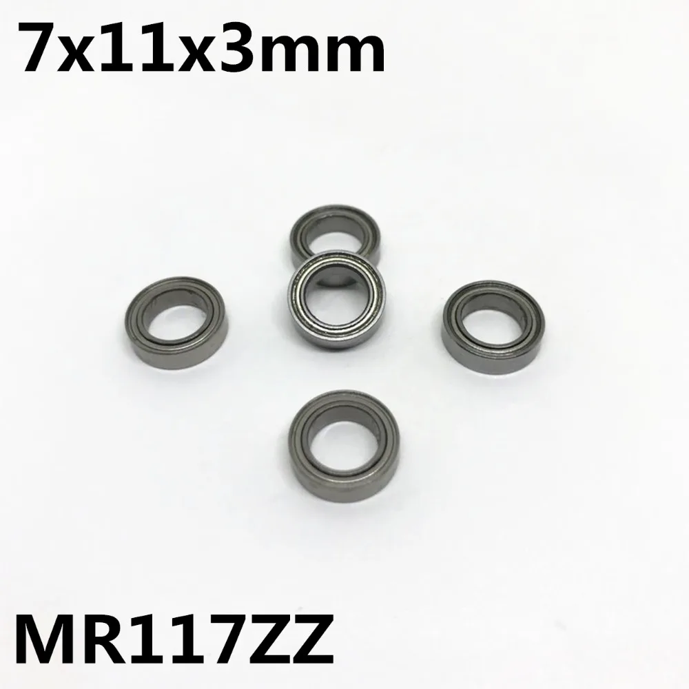 BR 4pcs ball bearing MR117ZZ 7*11*3 7x11x3mm metal shield MR117Z ball bearing Y