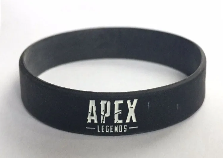 Оптовая продажа 100 шт. модные украшения Apex легенды Мультфильм Силиконовый Браслет резиновые спортивные мощность игры вентиляторы