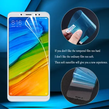 

Hydrogel Film For Xiaomi Redmi Note 5 Pro 4X 4 3 Screen Protector Nano Explosion-proof For Xiaomi Redmi 6 Pro S2 6A 5A 5 Plus