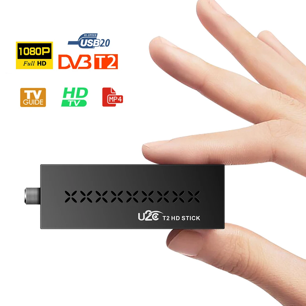 DVB-T2 u2c t2 HD 1080P tv Stick цифровой наземный ТВ приемник H.264 MPEG4 1080p USB 2,0 ТВ-тюнер