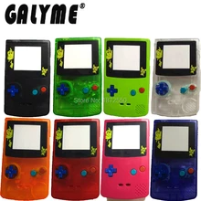 7 цветов карманная версия пластиковый корпус DIY Кнопка оболочки заменить для Gameboy цвет GBO DMG игровая консоль мальчик цветной чехол