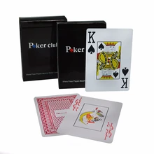 Пластик ПВХ Игральные карты Игры покер карты водонепроницаемый и тусклый польский покер клуб казино настольные игры аксессуары