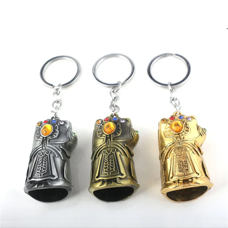 

Avengers 3 Thanos Keychain Infinity Gauntlet Class of Infinite Power Keyring Holder Souvenir Jewelry Action Figure Cosplay Toys