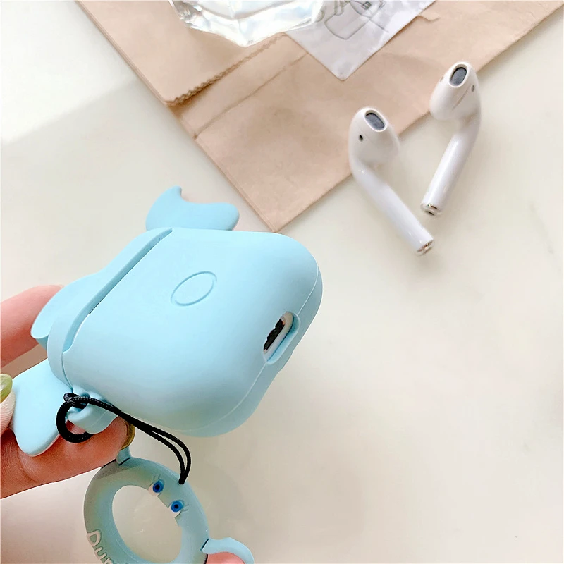 Силиконовый чехол с объемным мультяшным Dumbo airpods для Apple Airpods1/2 беспроводные