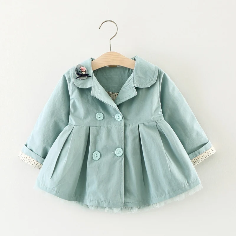 baby girl trench coat