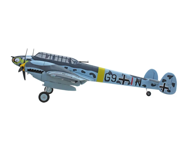 Dynam 1500 мм Messerschmitt BF 110 пропеллеры RC RTF Plane W/Мотор Servos ESC battery TH03645|Радиоуправляемые
